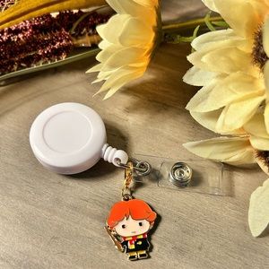 Ron from Harry Potter Badge Reel Charm